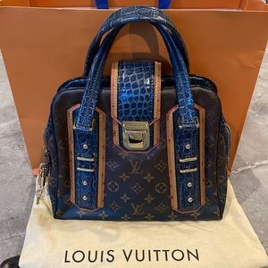 LIMITED EDITION LOUIS VUITTON MIRAGE DELFT EXOTIC BAG